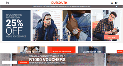 Desktop Screenshot of duesouth.co.za